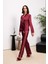 Saten Gecelik Sabahlık Pijama Takım Şort Takım 6'lı Gelin Çeyiz Seti - 6035 6