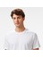 Erkek Beyaz Regular Fit T-Shirt 4