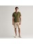 Erkek Yeşil Regular Fit Bisiklet Yaka T-Shirt 2