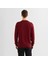 Erkek Bordo Regular Fit Bisiklet Yaka Kazak 2