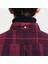 Erkek Bordo Regular Fit Düğmeli Yaka Kareli Gömlek 6