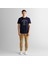 Erkek Lacivert Regular Fit Bisiklet Yaka Logolu T-Shirt 3