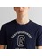 Erkek Lacivert Regular Fit Bisiklet Yaka Logolu T-Shirt 4