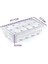 Plastik Kapaklı, 15 Li Yumurta Saklama Kabı - 28x17 cm, Açık Beyaz, Bulaşık Makinesinde Yıkanabilir 3