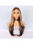 Kumral Balköpüğü Röfleli Katlı Kesim Tül Peruk 1