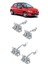 Peugeot 206 2001 -2009 Uyumlu Ön ve Arka Kapı Gergisi Sağ + Sol Takım 4 Adet 9181.C8 9181.C9 1
