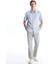 Southblue Gri Standart Kalıp Poplin Erkek Pantolon 1