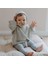 Unisex Regular Bebek Çocuk Kazak Gri Bisiklet Yaka Oversize Triko Kazak 1