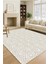 Dijital Baskı Kaymaz Yıkanabilir Krem Geometrik Modern Salon Halısı Mutfak Halısı Yolluk DC-7344 1