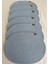 Jüt Supla Oval Açık Mavi 30X40 6lı 2