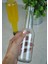24'lü Cam Şeffaf 250 ml Süt, Ayran, Limonata, Meşrubat Şişesi Plastik Kapaklı Craft Şişe 3