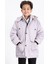 Gri Içi Kürklü Çıkarılabilir Kapüşonlu Basic Erkek Çocuk Şişme Mont 21437 3