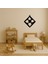 Dikdörtgen Yaprak Desenli Mdf Dekoratif Tablo - BRNTEK3704-5244 3