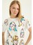 Kadın Baskılı Yuv Tshirt 4