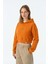 Dikkuyruk Supersoft Crop Hoodie - Koyu Turuncu 2