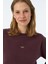 Apollo Kelebeği Supersoft Crop Sweatshirt - Mürdüm 2
