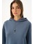 Queen Supersoft Crop Hoodie - Flint Mavi 1