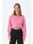 Ceylan Supersoft Crop Sweatshirt - Pembe 1