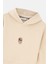 Cin Baykuşu Supersoft Crop Hoodie - Parşömen Bej 5