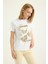 Yaldızlı Kelebek Kalp Tshirt 3