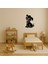 Mavi Gözlü Kırmızı Tasmalı Köpek Mdf Tablo - BRNTEK9869-3704 3
