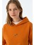 Dikkuyruk Supersoft Crop Hoodie - Koyu Turuncu 1