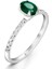 0,60 Karat Pırlanta Zümrüt Yüzük 2