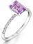 1,10 Karat Pırlanta Ametist Yüzük 2