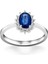 1,14 Karat Pırlanta Safir Yüzük 1
