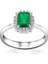 1,15 Karat Pırlanta Zümrüt Yüzük 1