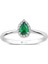 0,38 Karat Pırlanta Zümrüt Yüzük 1