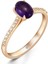 0,80 Karat Pırlanta Ametist Yüzük 2