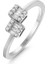 0,16 Karat Pırlanta Baget Yüzük 2