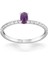 0,40 Karat Pırlanta Ametist Yüzük 1