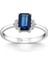 1,18 Karat Pırlanta Safir Yüzük 1