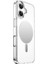iPhone 17 Kılıf M-Safe Şarj Özellikli Wiwu MCC-701 Aynalı Pro Serisi Sert Pc Kapak Şeffaf 1