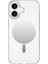 iPhone 17 Kılıf M-Safe Şarj Özellikli Wiwu MCC-701 Aynalı Pro Serisi Sert Pc Kapak Şeffaf 2