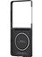 Galaxy Z Flip 7 Uyumlu Kılıf M-Safe Şarjlı 600D Aramid Pitaka Ultra-Slim Classic Serisi Siyah-Gri 3
