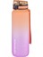 Fiftyfifty 1000ML Büyük Boy Çift Renk Softtouch Ff Collection Tritan Su Matarası Turuncu-Mor 1