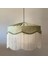 Mylamp Zarafet Saçaklı Kumaş Avize 50X30 cm 1