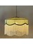 Mylamp Zarafet Saçaklı Kumaş Avize 50X30 cm 2