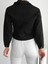 Çift Cepli Denim Crop Ceket Siyah 4