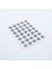 Sticker, Renkli Happy New Year, 3 Cm, 525 Adet 1