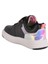 Siyah Lila Cırtlı Kız Çocuk Spor Ayakkabı 4
