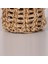 Mylamp Edis Doğal Abaka 25X25 cm Kapaklı Çamaşır ve Dekorasyon Sepeti 4