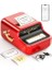 B21 Etiket Makinesi Mürekkepsiz Bluetooth Etiket Yazıcısı, Küçük Işletmeler Için 2 Inç Taşınabilir Termal Yazıcı, Adres, Logo, Giyim, Posta, Mumlar, Takı, Hediye Için Etiket Yazıcısı, Kırmızı 2