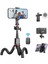 Cep Telefonu Tripodu, Uzaktan Kumandalı Uzatılabilir Esnek Kamera Tripodu Iphone/android/gopro/kamera Için 1/4 '' Vidalı 360 ° Dönen Mini Taşınabilir Tripod 1