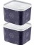 2'li Set No Frost Saklama Kabı Lacivert 1250 ml 3