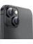 iphone 15 6.1 Inc 15 Plus 6.7 Kamera Koruma Lensi Alüminyum Çerçeveli Safir 9h Cam iphone 15-15 Plus Siyah Lens 2