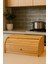 Home Doğal Ahşap Bambu Ekmeklik, Sürgülü Kapaklı Ahşap Ekmek Sepeti, Bambu Ekmek Kutusu (40 x 17 x 27 Cm) 1